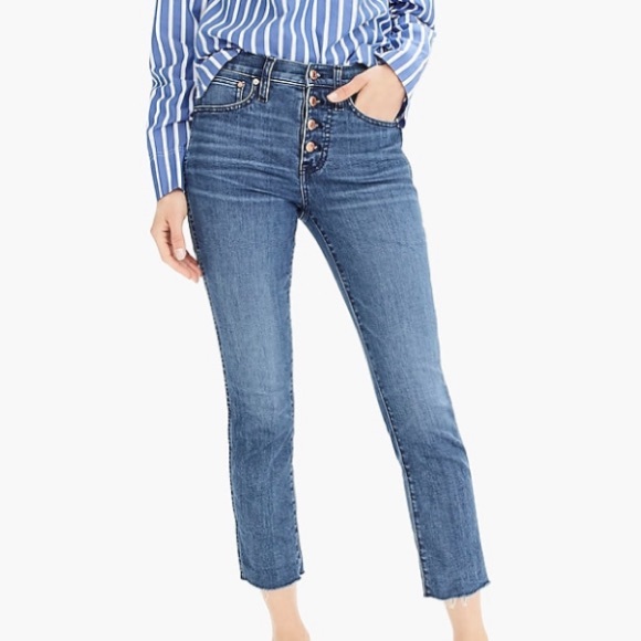 J. Crew Denim - J. Crew Button Front High Waisted Vintage Straight